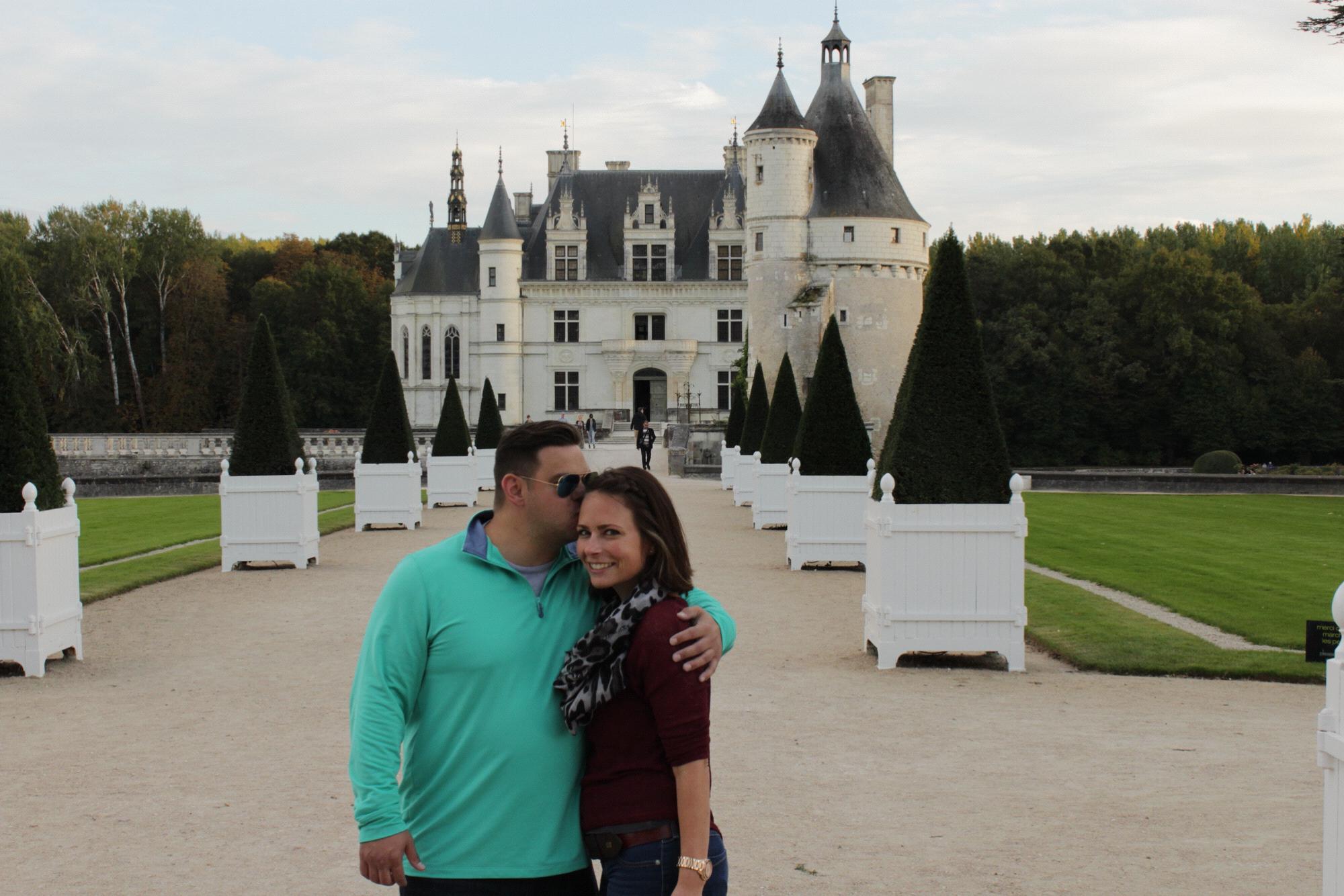 Outside Chateau Chenonceau, Loire Valley, France