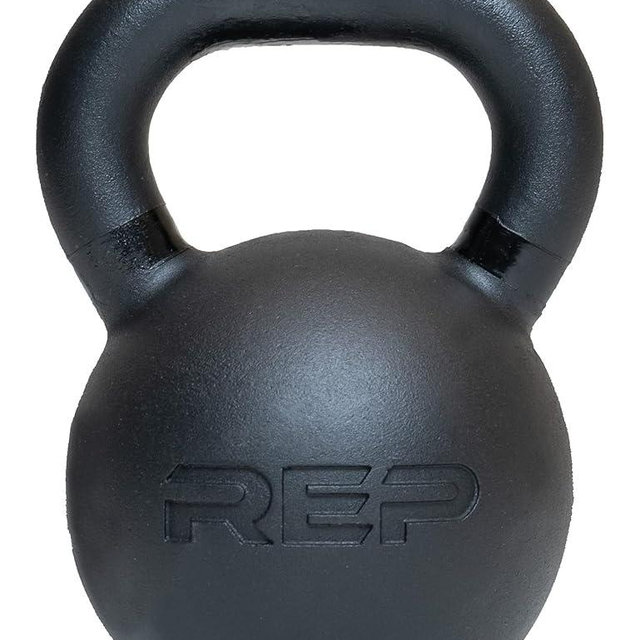 REP Fitness Kettlebell Set and Singles, 4kg to 24kg, 9lb to 53lb Weight Range, Cast Iron, Strength Exercise Training, Home Gym, Power Workout Equipment, Free Weights, Dumbbell Alternative