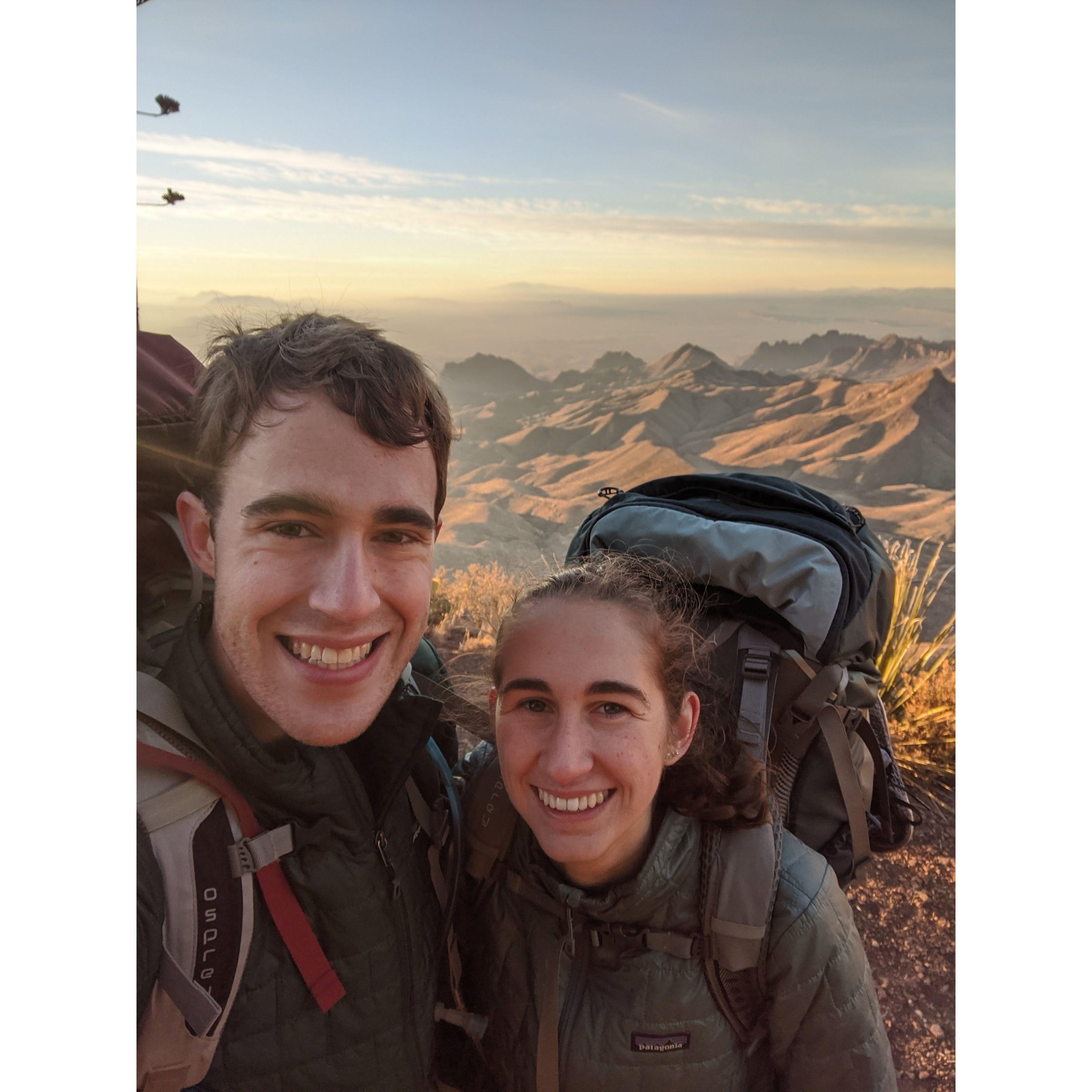 Big Bend NP where Sarah was terrified she would be eaten by mountain lions