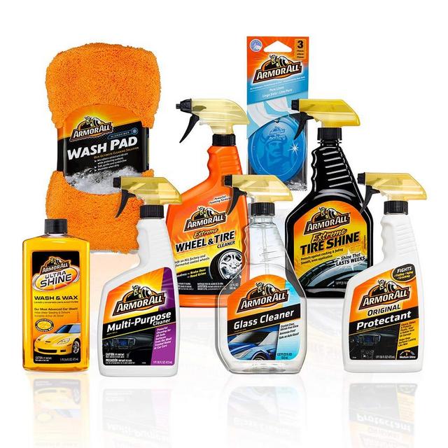 Armor All 18574 Premier Car Care Kit (8 Piece Kit), 18574