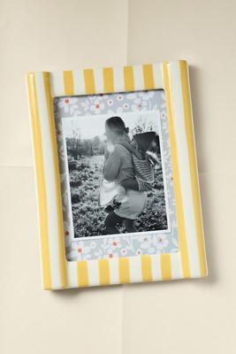 Brooke Striped Picture Frame