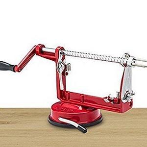 Cast Magnesium Apple/Potato Peeler by Spiralizer, Durable Heavy Duty Die Cast Magnesium Alloy Apple/Potato Peeler Corer