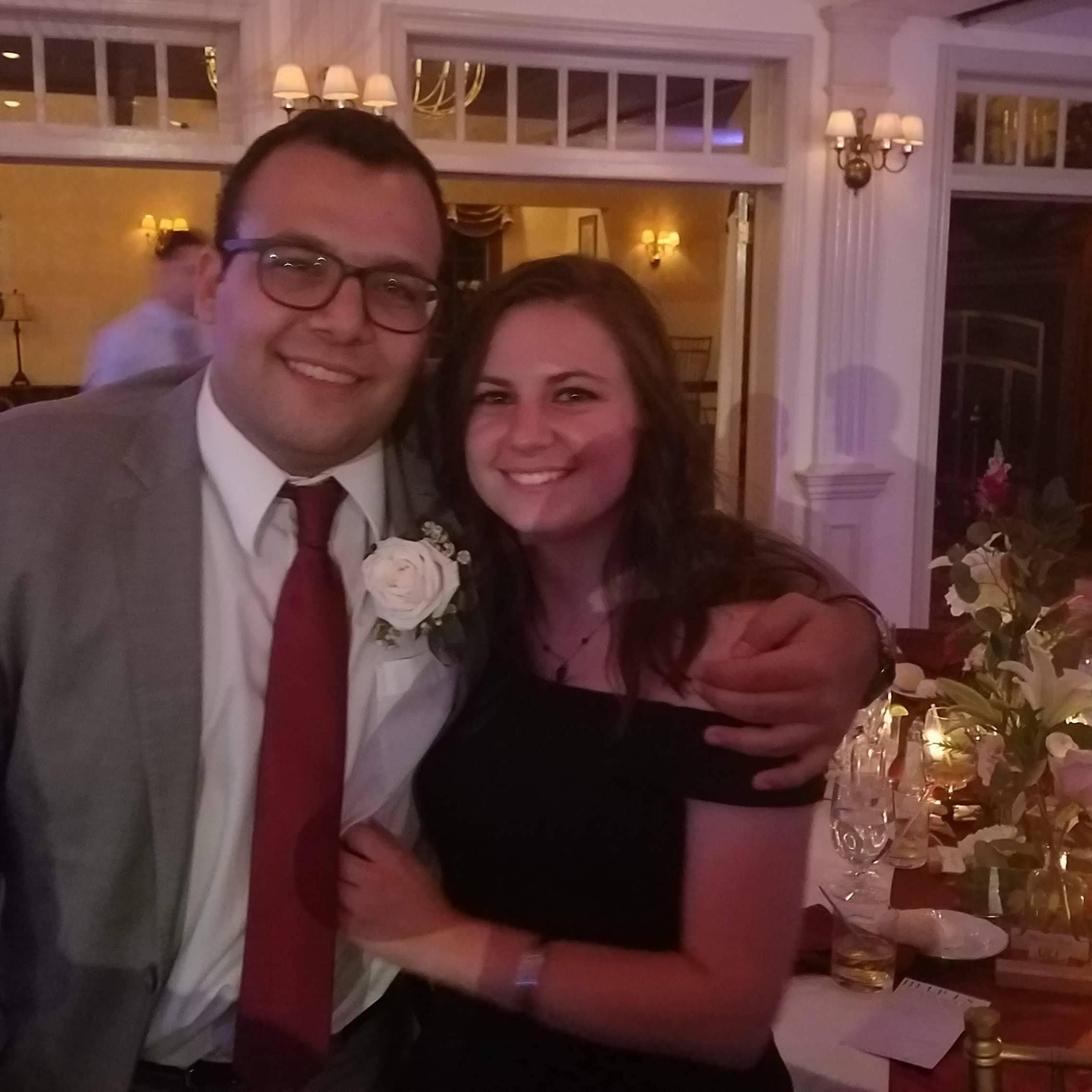The first wedding we attended as a couple (Kyle & Denise - Thanks for inviting Haley)