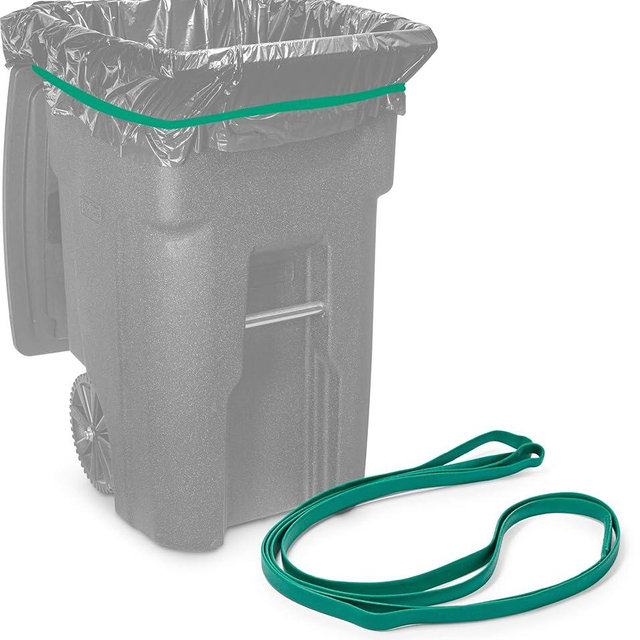 Tasker Rubber Bands for 95-96 Gallon Trash Cans, (Value 6 Pack)