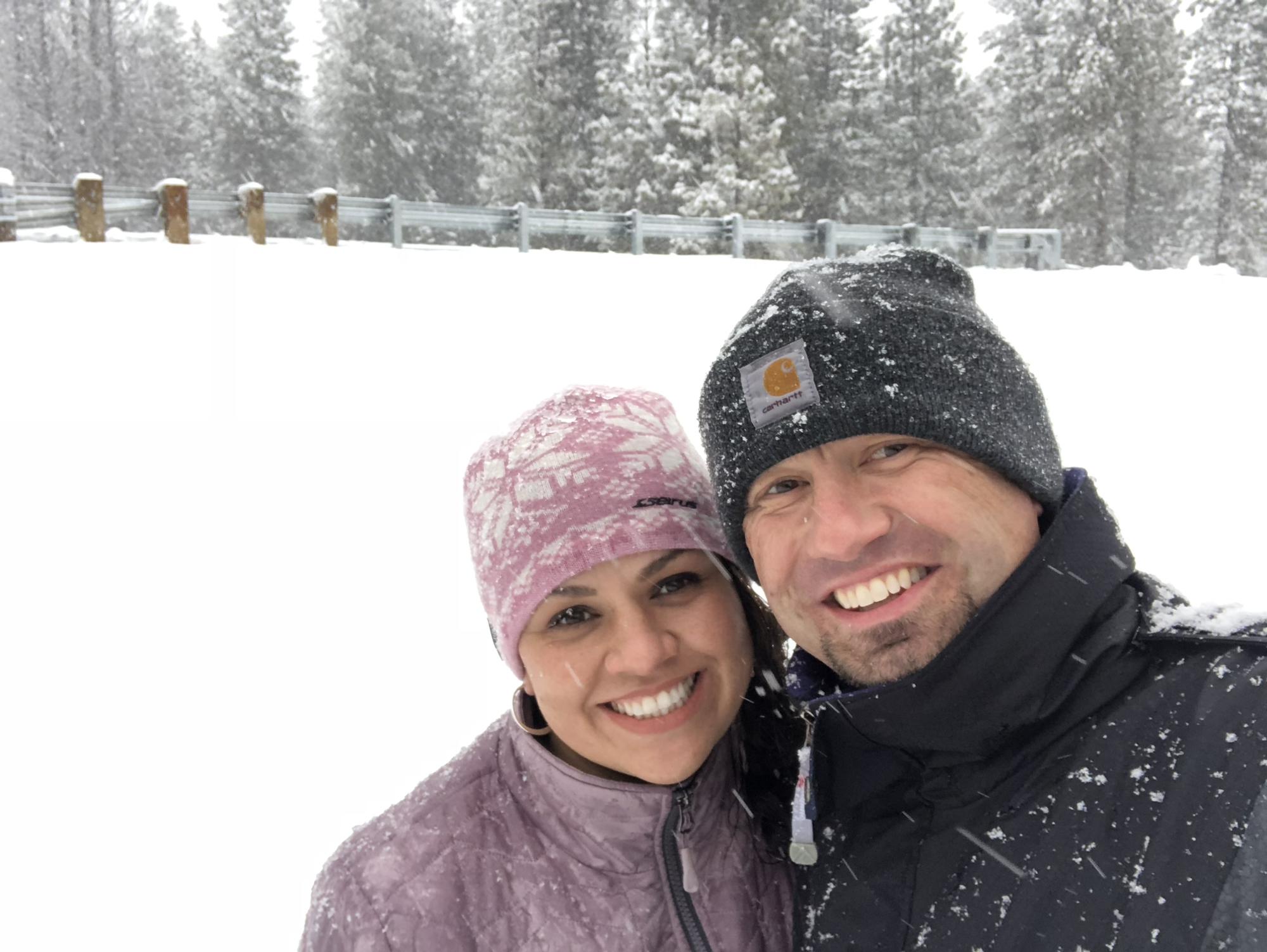 How it all started as friends! Impromptu trip to the snow.