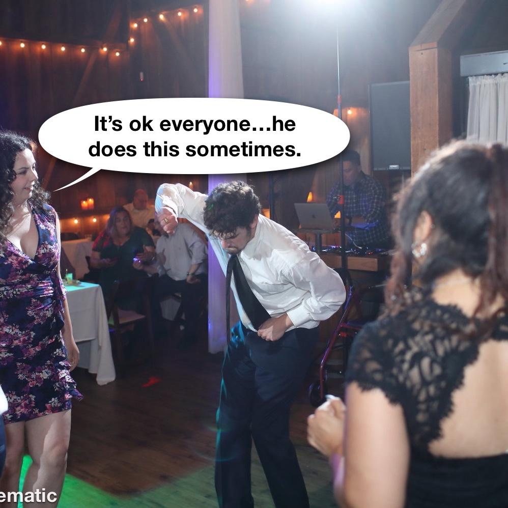 This picture sums up Paris and Andrew’s relationship perfectly. Andrew is the party animal, and Paris is often the voice of reason!