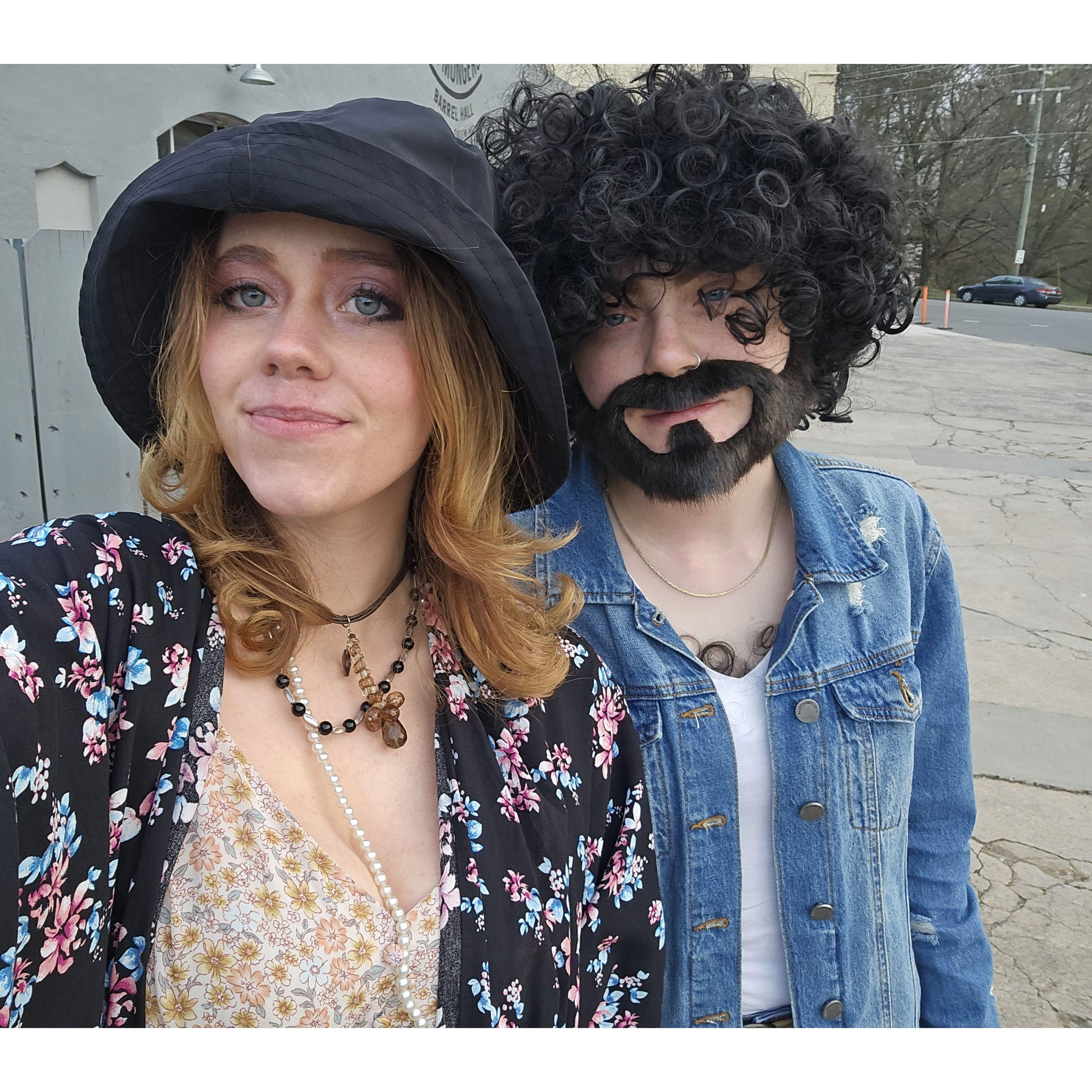 When we won a Fleetwood Mac costume contest!