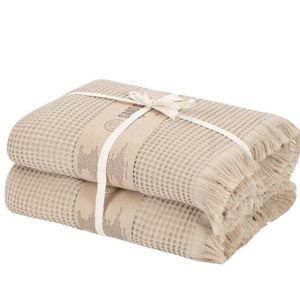 Micro Waffle XL Bath Bundle - 2 Pack -Sand | Sand Cloud
