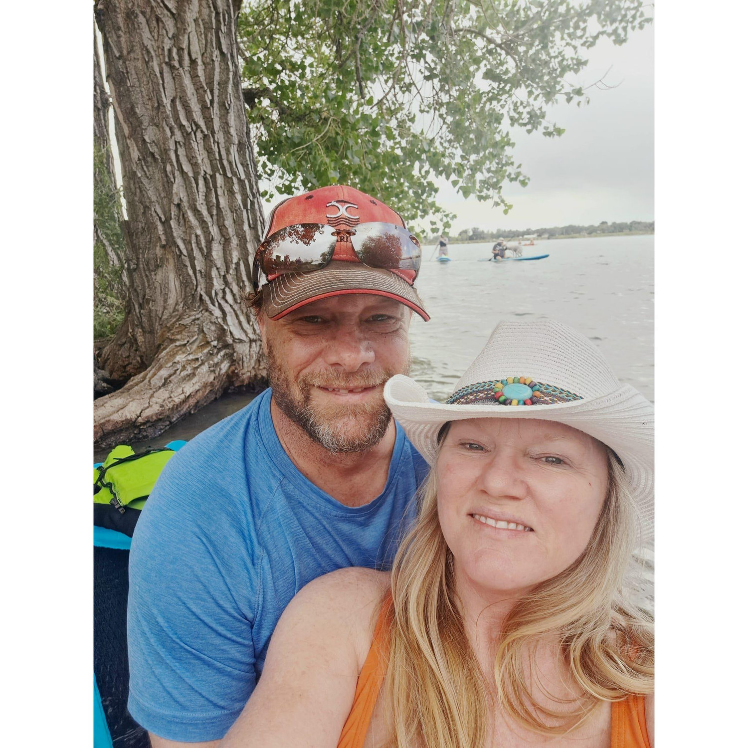 You will find us at the lake with our paddleboards in the summer!