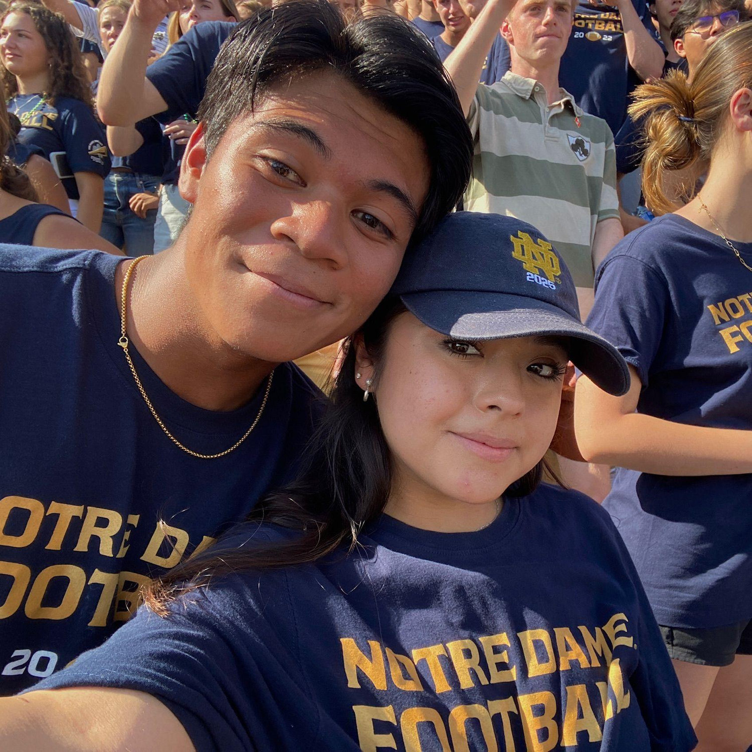 Can't miss a Notre Dame football game! Go Irish!