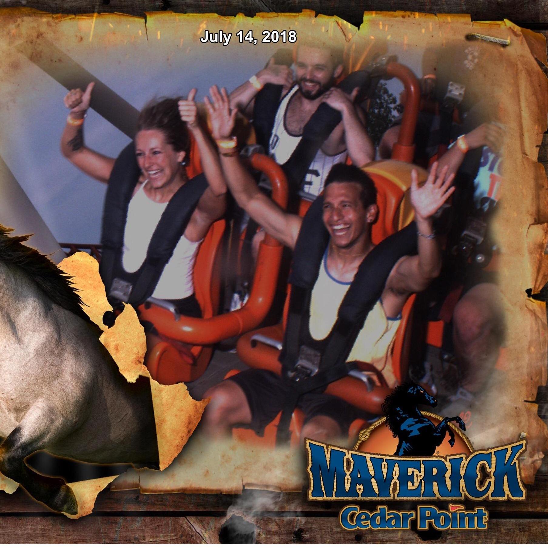 A tradition of ours is to take a trip to Cedar Point each summer. We LOVE roller coasters.