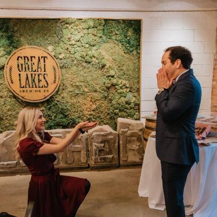 Little did I know, we would be engaged the next month!