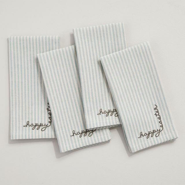 Happy Easter Stripe Napkin, Set of 4