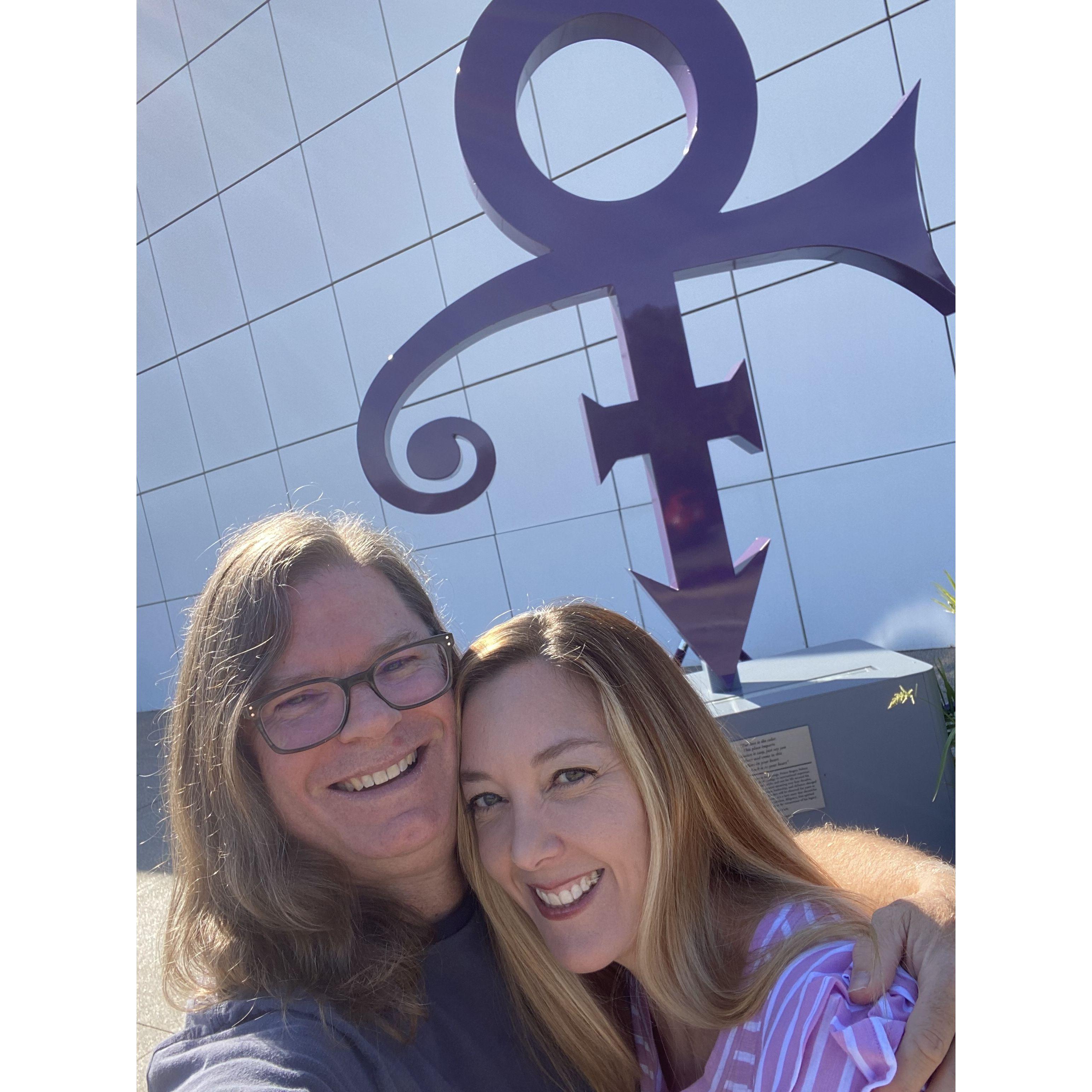 Visiting the studio of the Great Purple Genius