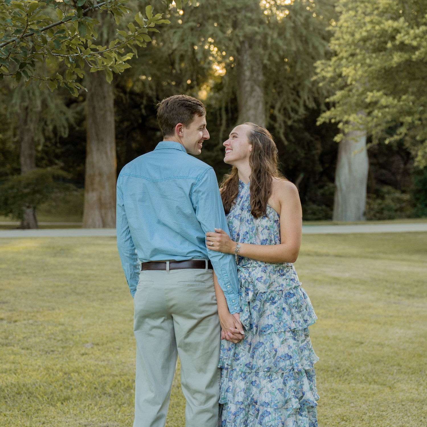 Jackson and Zoe's Engagement Pictures at Landa Park