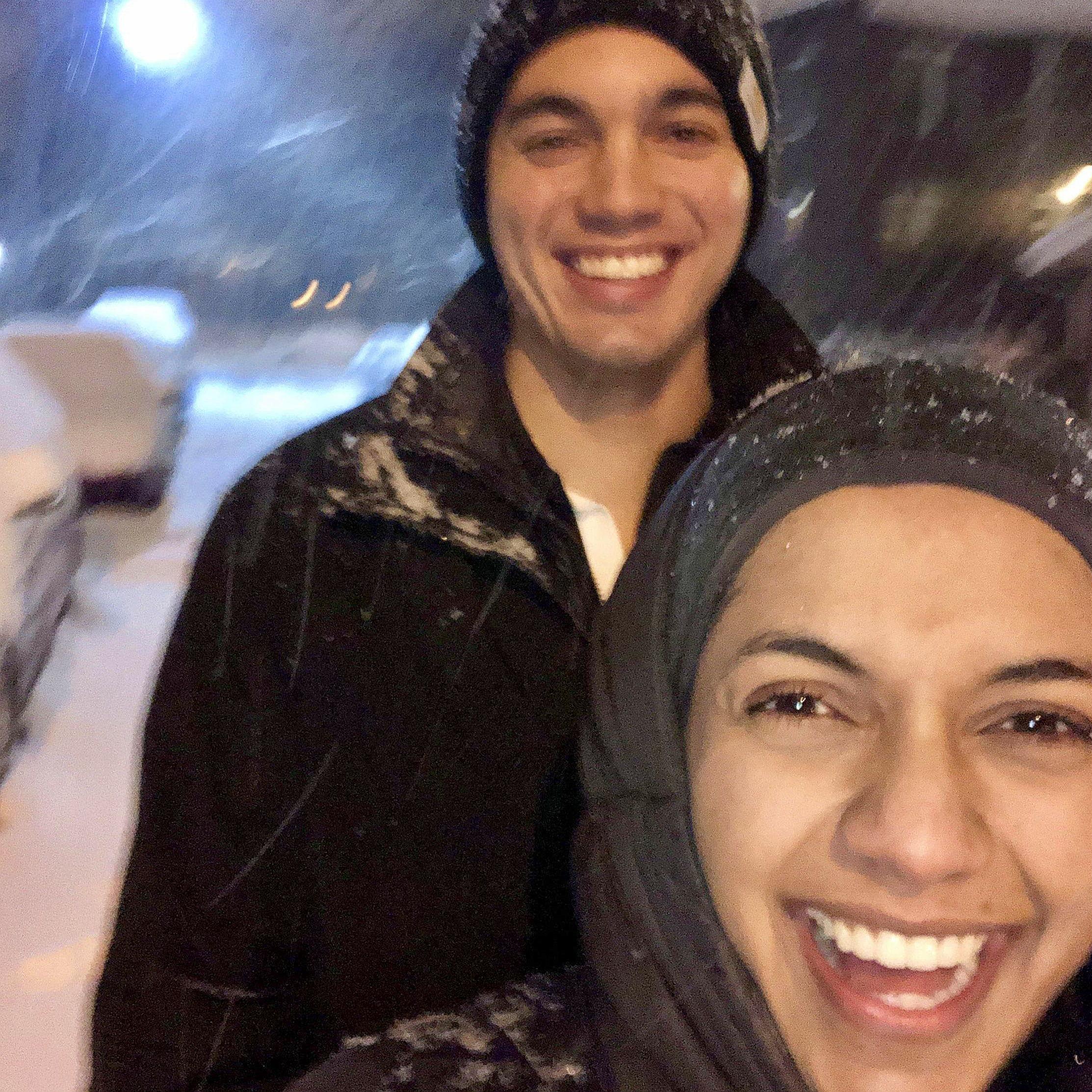 Our first winter together!