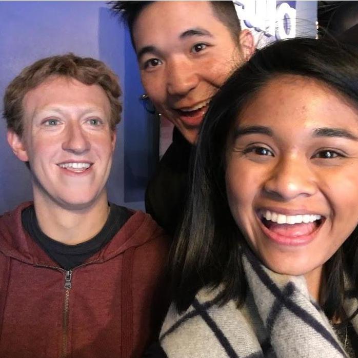 Meeting Mark Zuckerberg! (jk it's a wax figure)