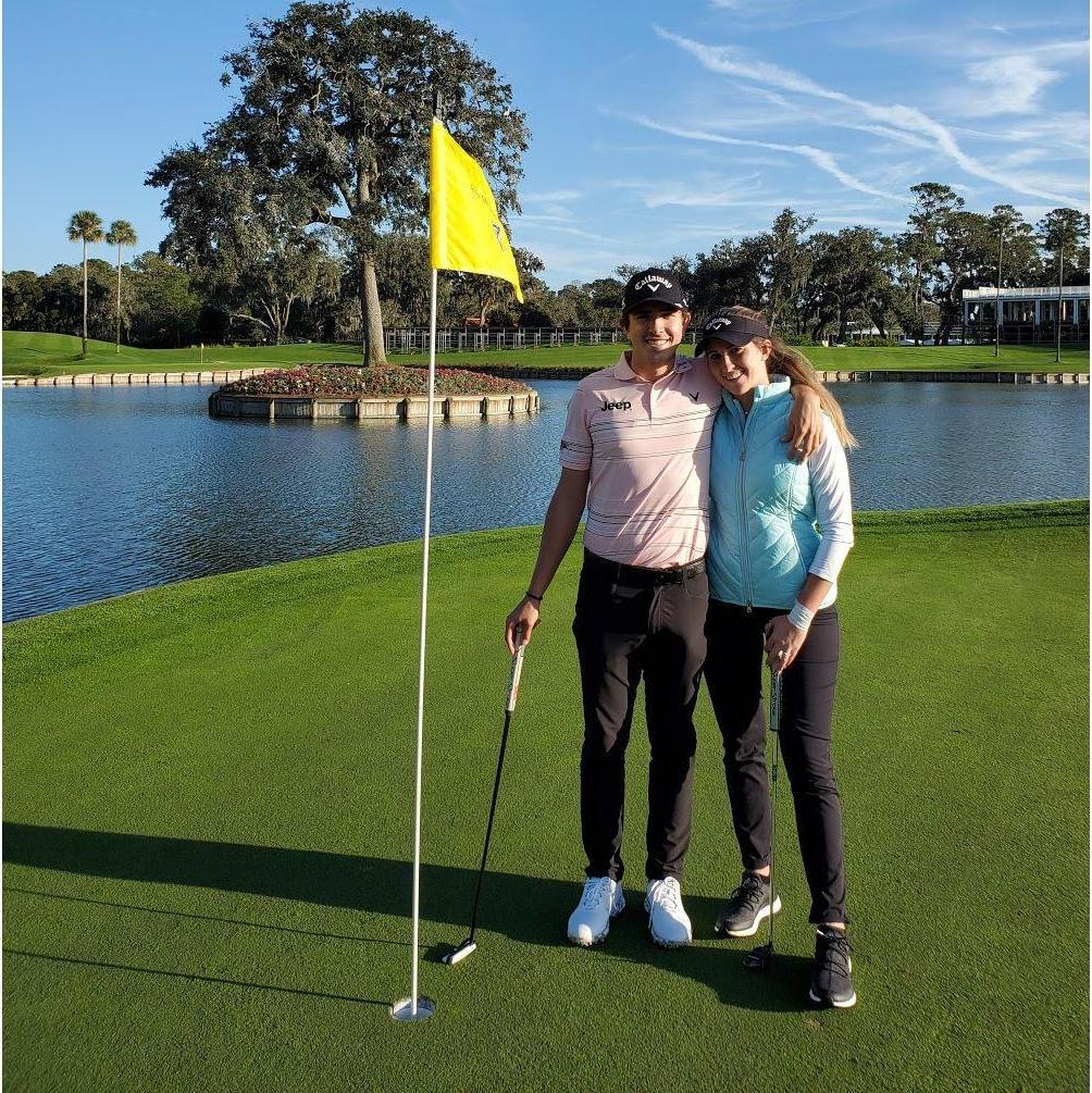 Primer viaje a TPC Sawgrass juntos. Un año después, se convirtió nuestro hogar.  First trip to TPC Sawgrass together. A year later, it became our home.