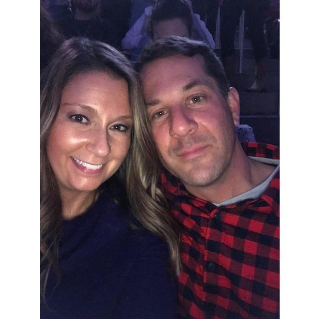 Our first pic at the Garth Brooks concert- celebrating my birthday!