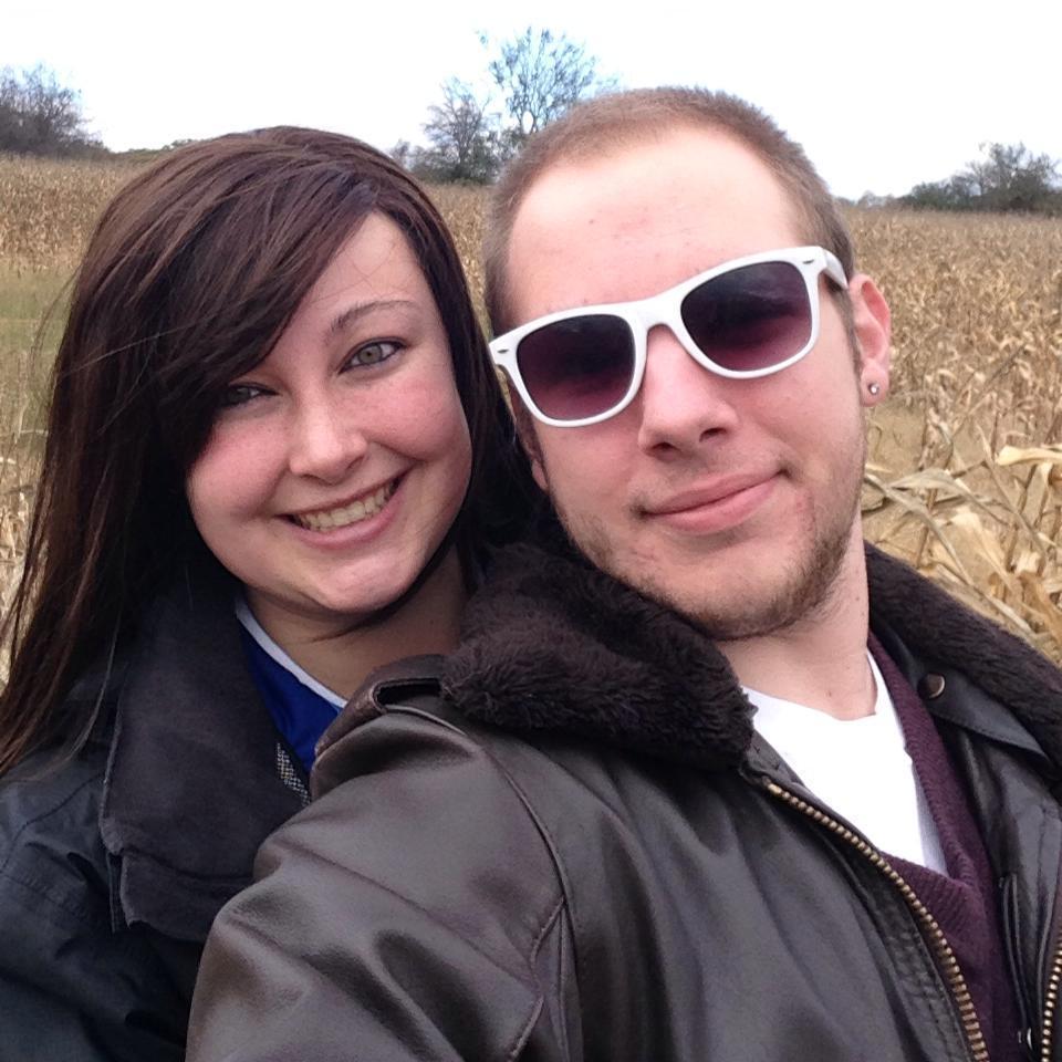 Corn maze selfie... check out that man earring!