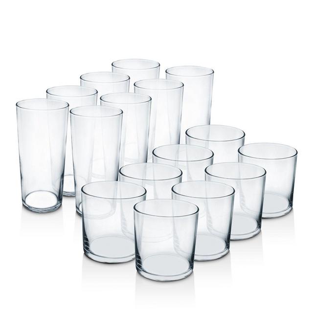 Luminarc Rika Tumbler Glassware, Set of 16