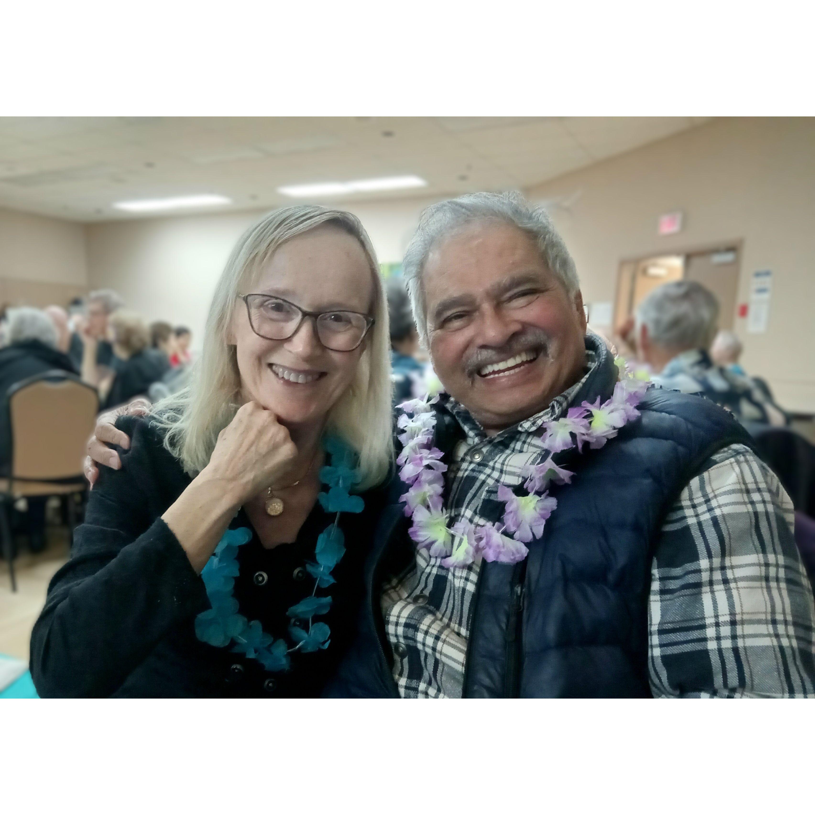 Dinners and dancing together at Kennedy Seniors Centre are a delight!