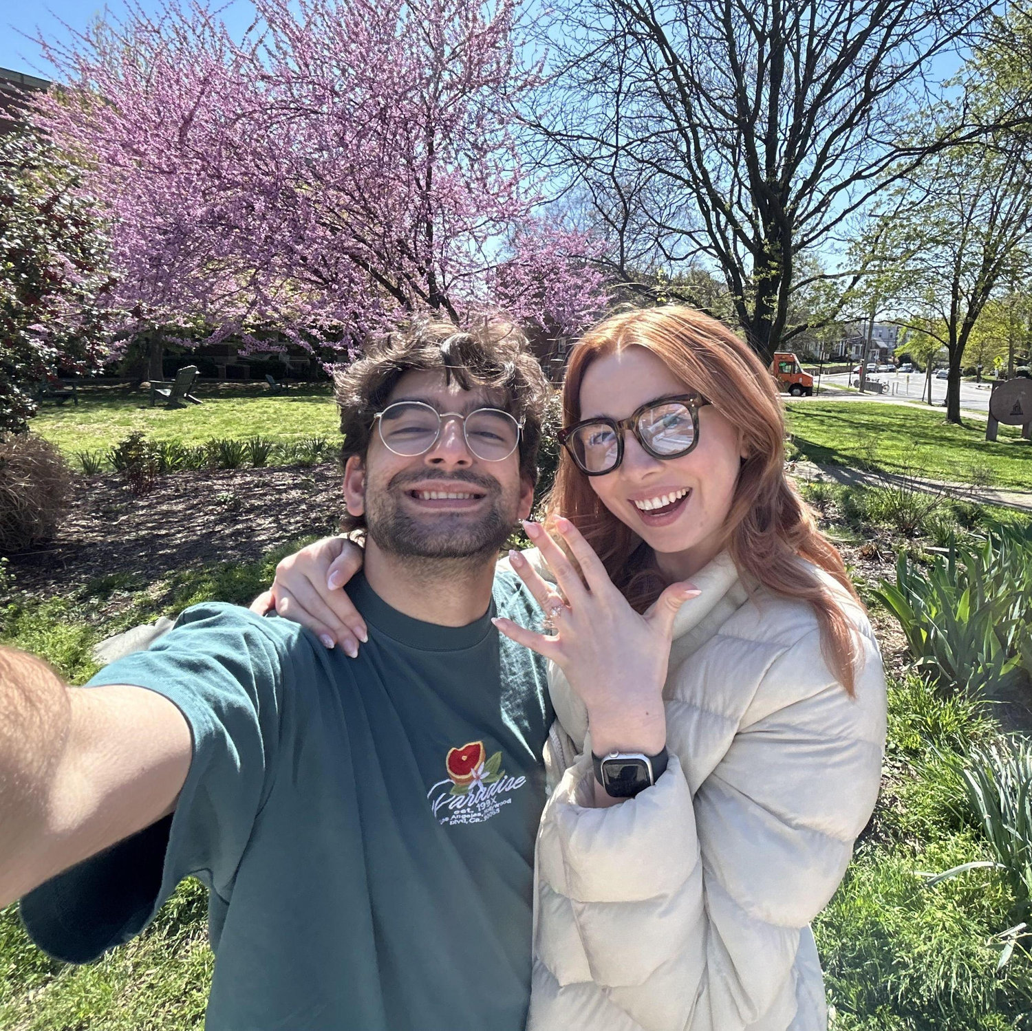The day we got engaged!