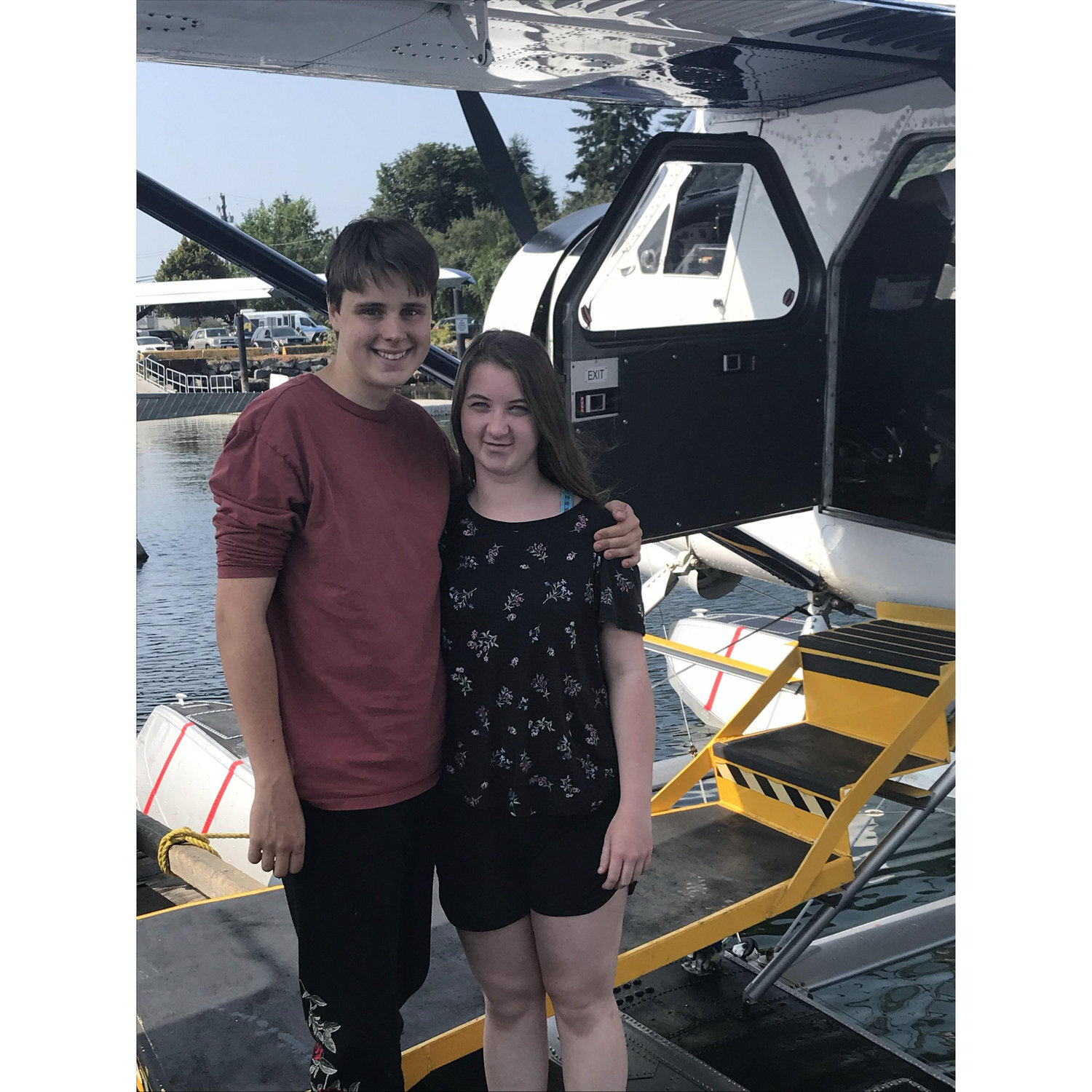 My first time on a float plane heading to Roberts creek July 2018.