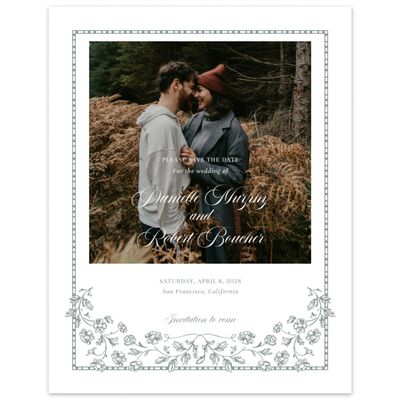 Multi-Colored Wedding Digital Save the Date - Elysia Photo