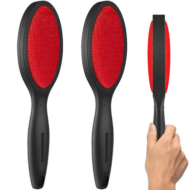 Feeke Lint Brush Lint Brush Pet Hair Remover Lint Brushes for Clothes Magic Brush Clothes Brush Garment Brush Lint Remover for Couch Reusable Lint Brush Lent Brush Miracle Brush Double Side 2 Pack