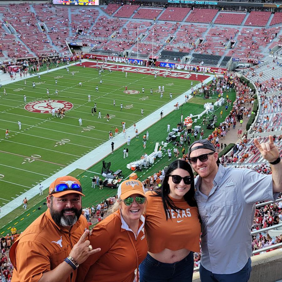 2nd year anniversary - Surprise trip to Alabama for the UT football game