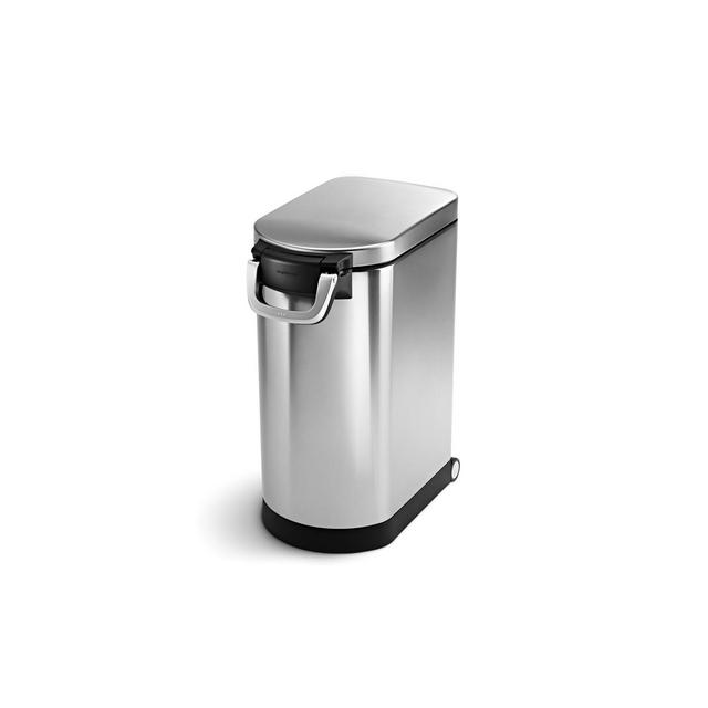 simplehuman Large Pet Food Can Brushed Stainless Steel