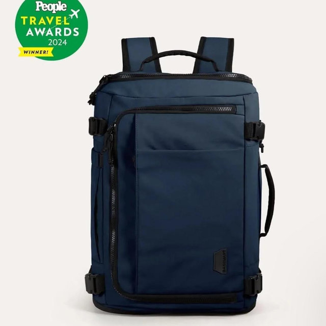 NAVY-Blast Quick Access 28L-38L Carry On Travel Backpack