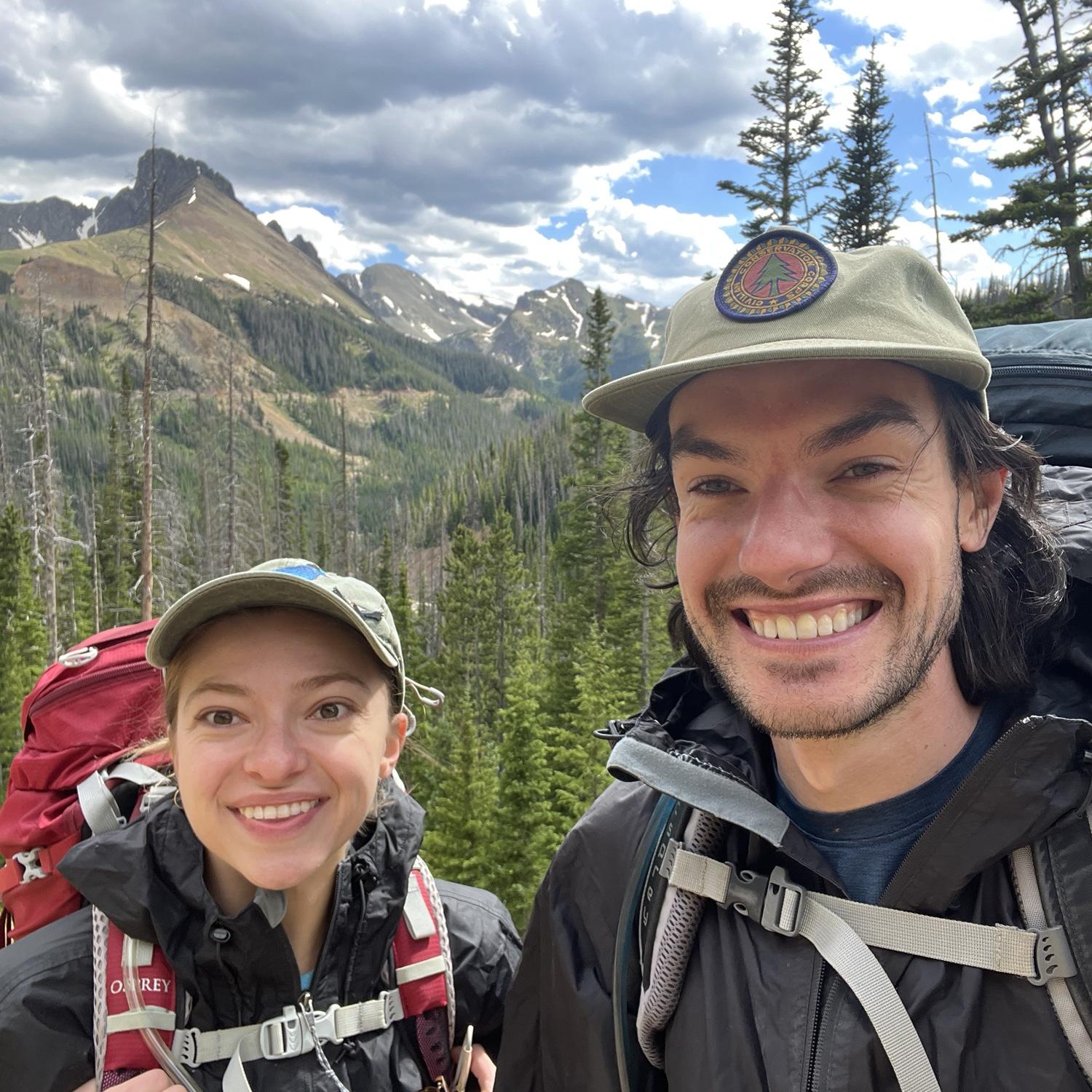 Backpacking in state forest state park, CO (the backyard)