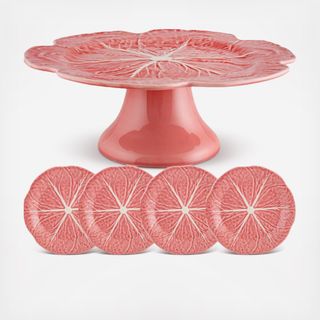 Cabbage 5-Piece Cake Serving Set