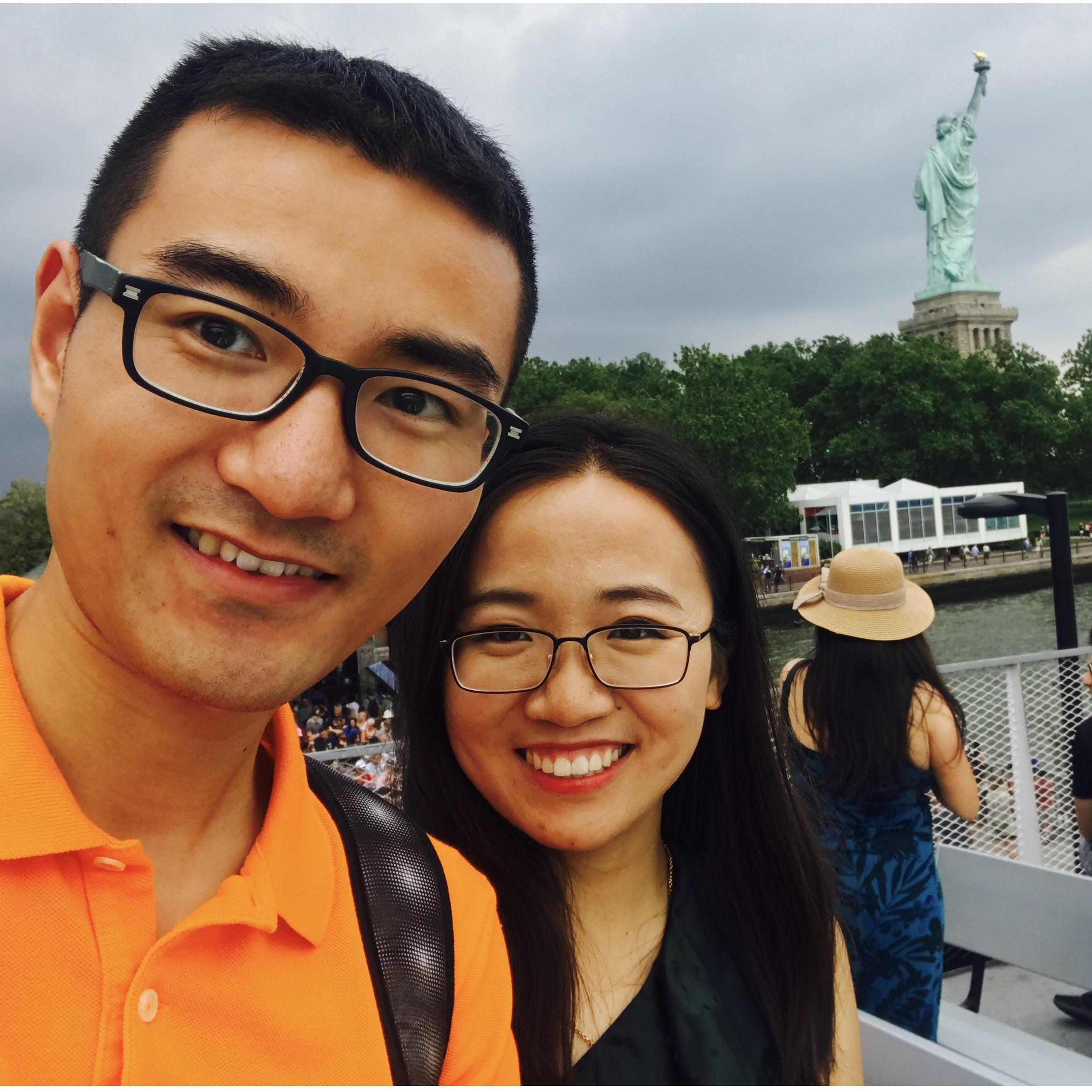 The first time we traveled together.