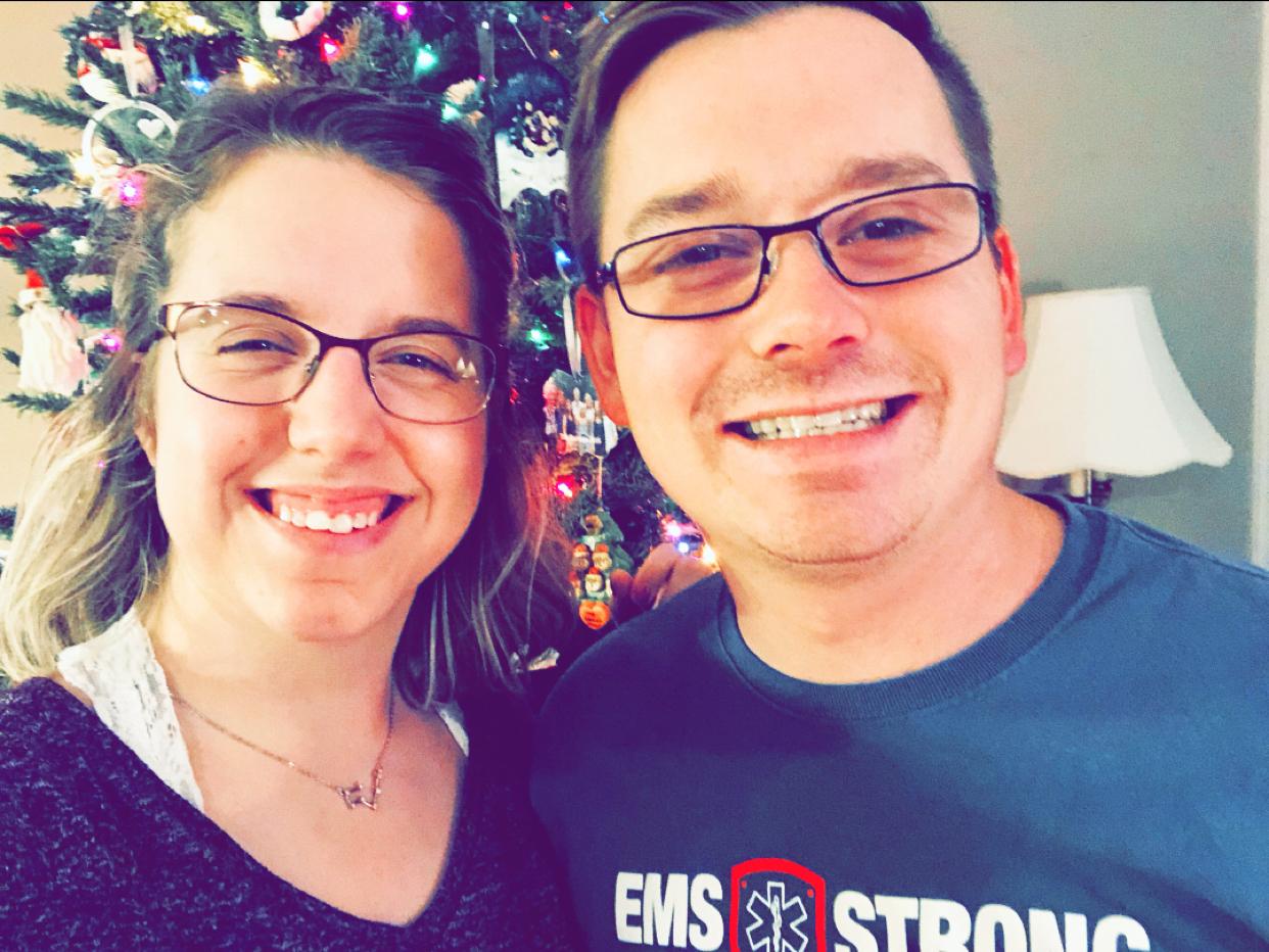Our first Christmas together circa 2018