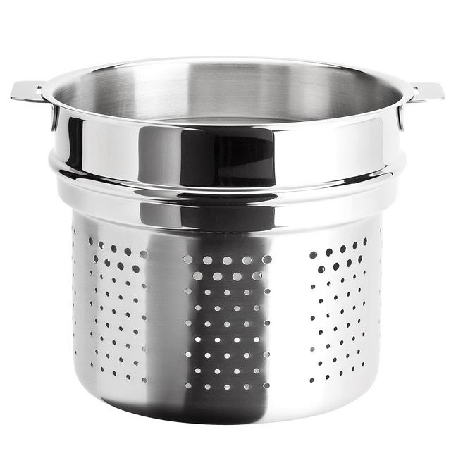 Cristel ECP22Q Pasta Basket, Silver, 7 quart