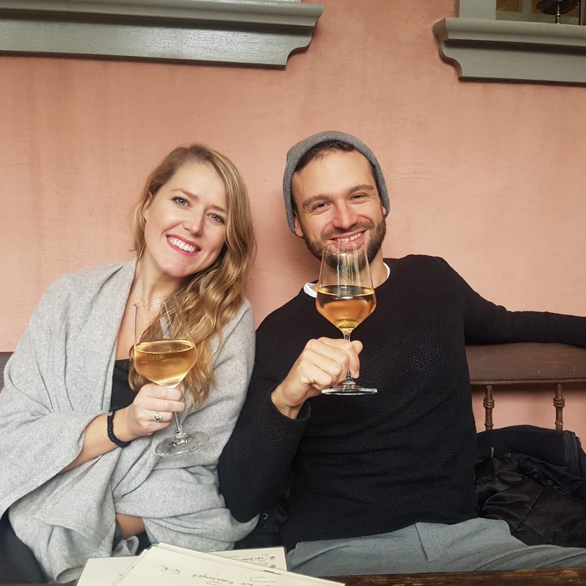 Enjoying some vino in the Ahr Valley October 2020