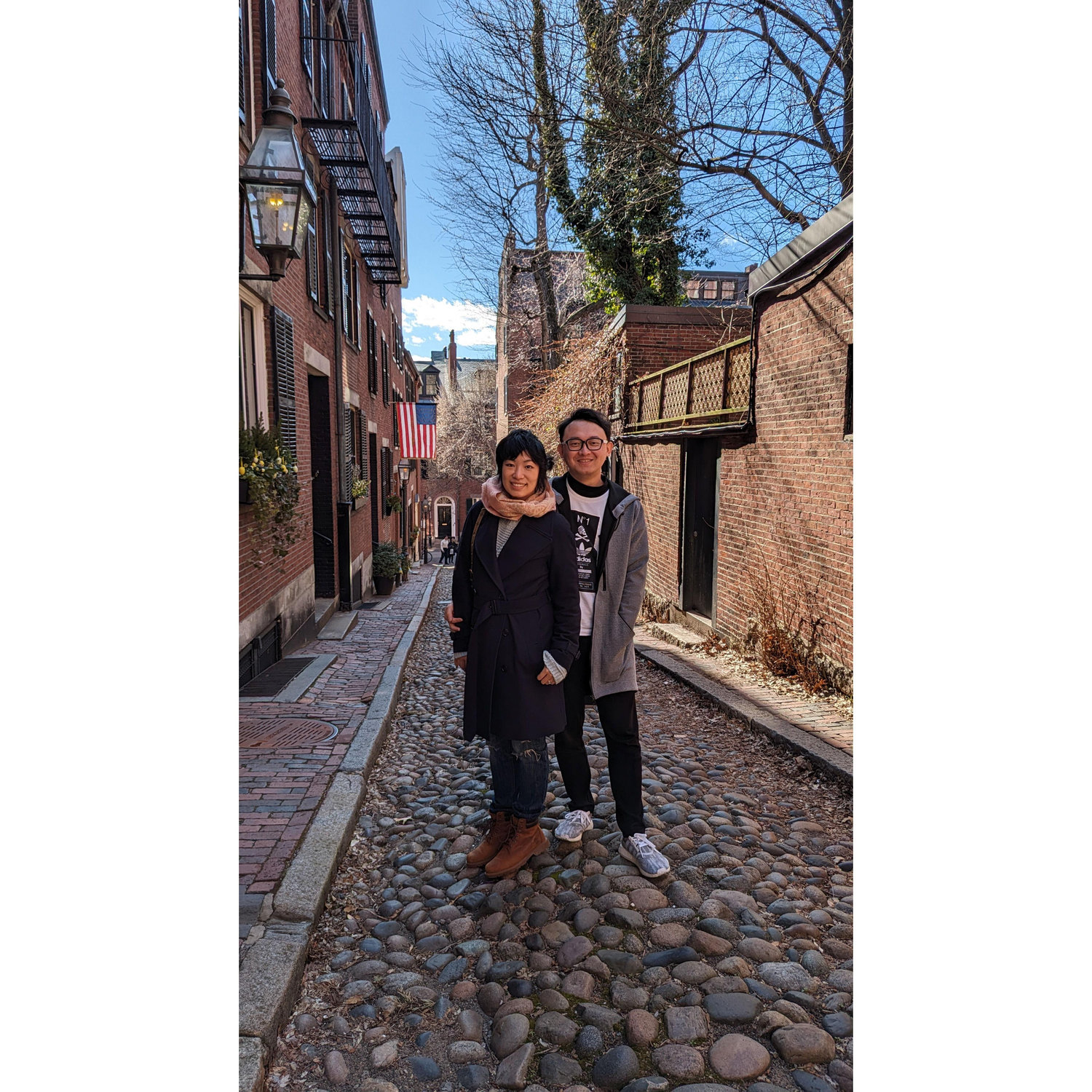 Our first time at Boston.