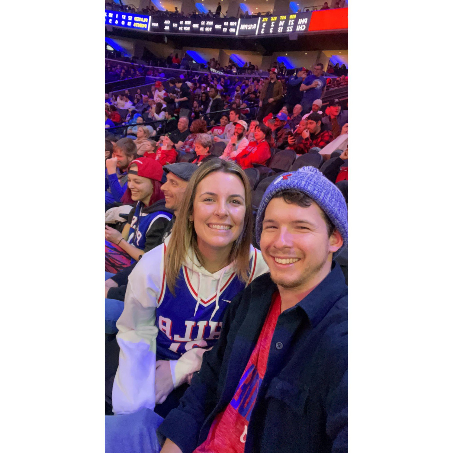 Karly & Sean go to the Sixers game... this was an eventful day to say the least! (January 2023)