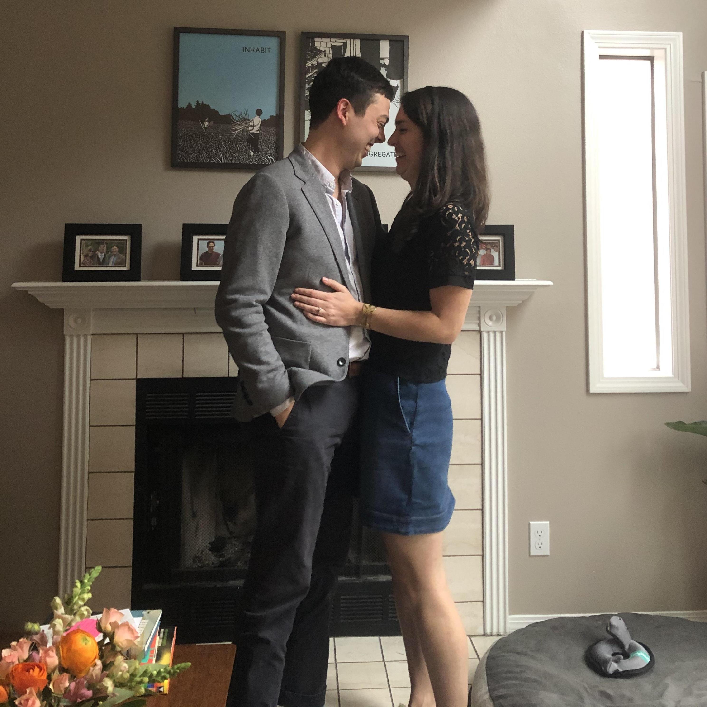 Our engagement night!