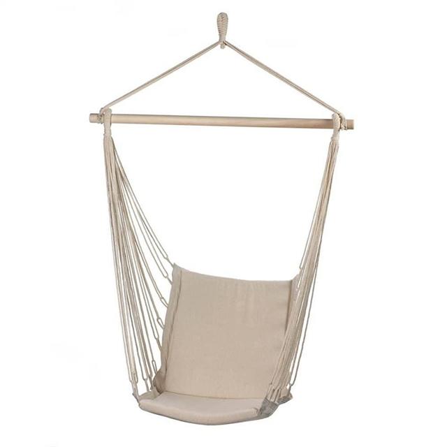 One Person Garden/Yard/Porch Hanging Hammock Padded Chair/Swing~Recycled Cotton
