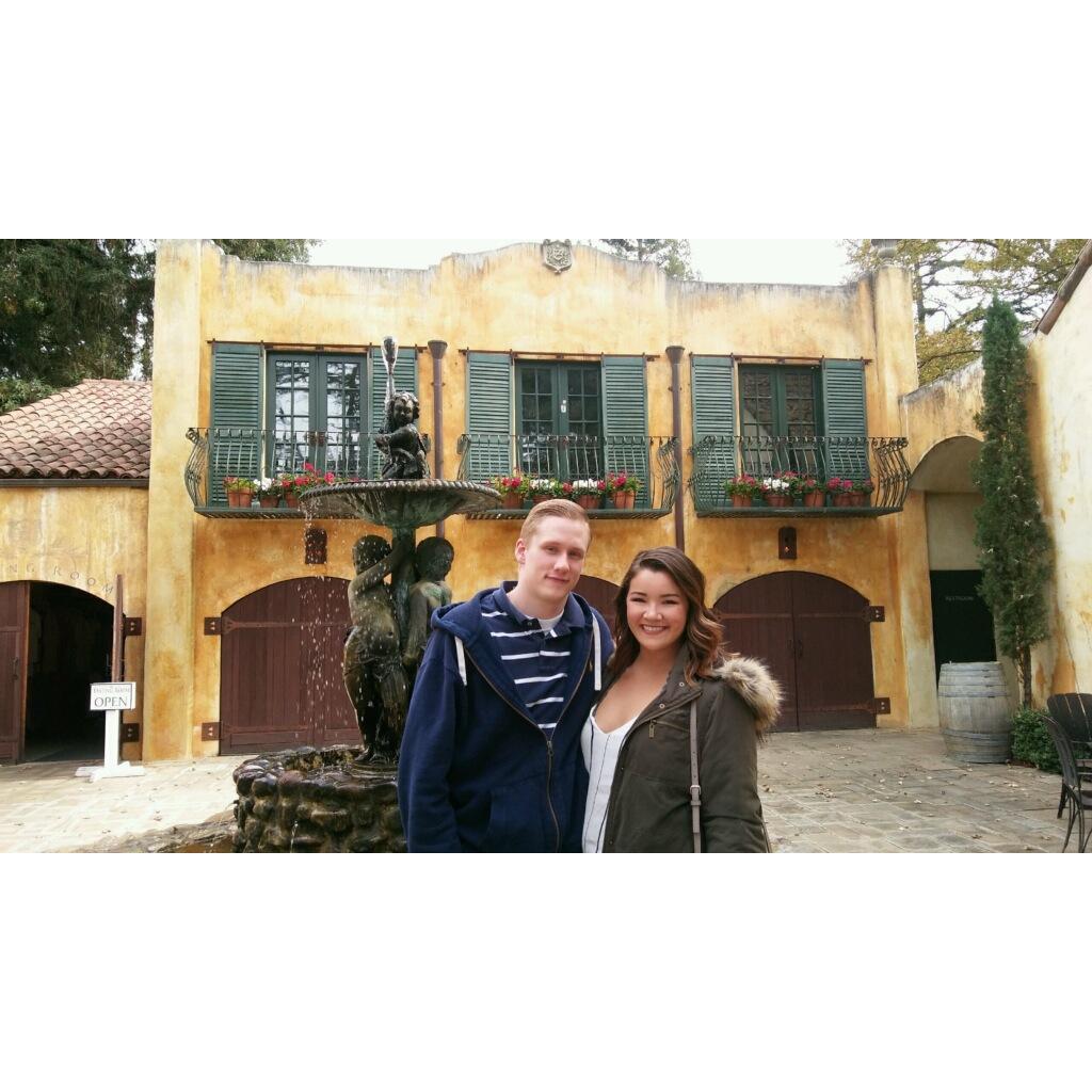 One of our many trips to Napa and Sonoma