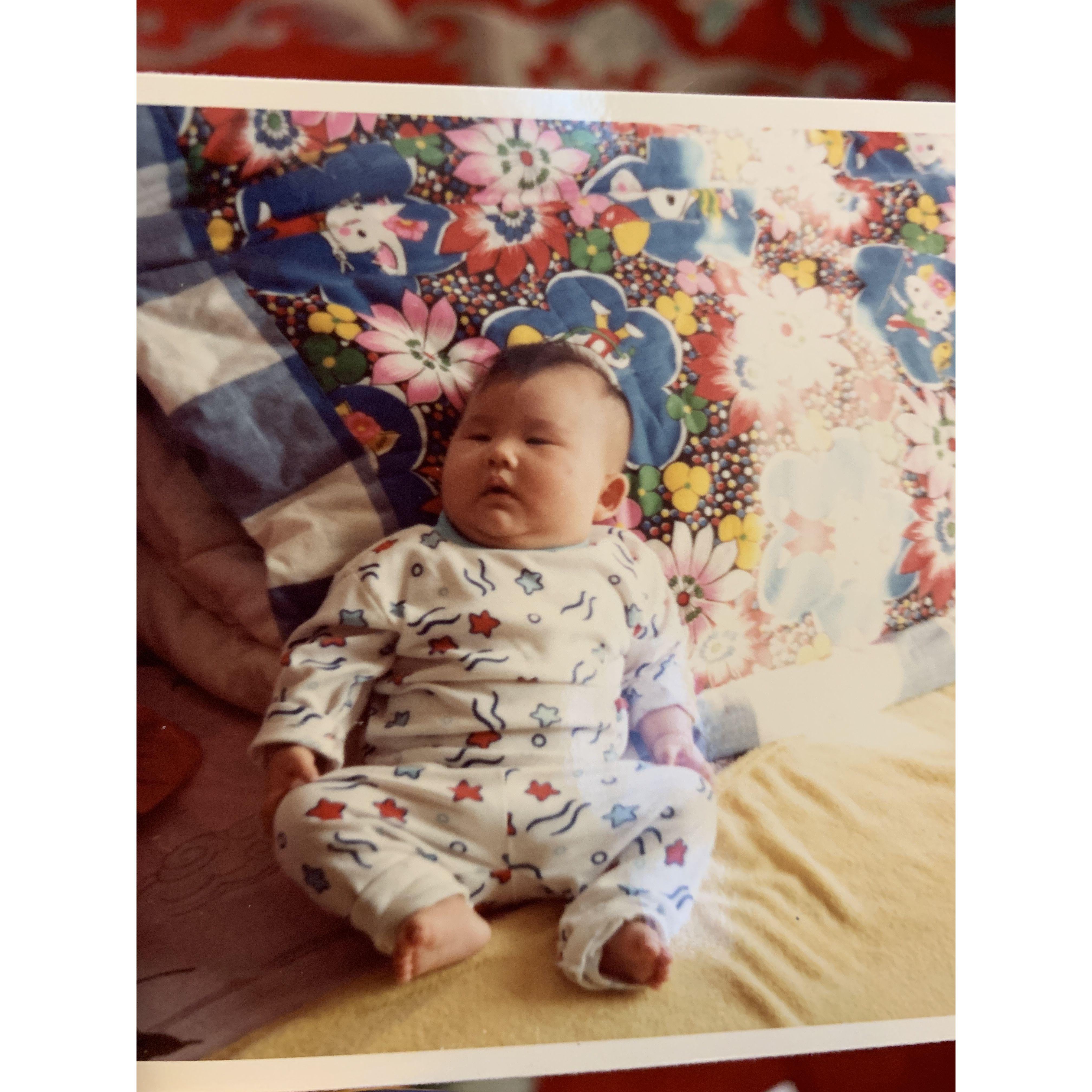 Michelle as a baby, 1997