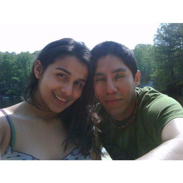 A young Ingrid and Juan Pablo