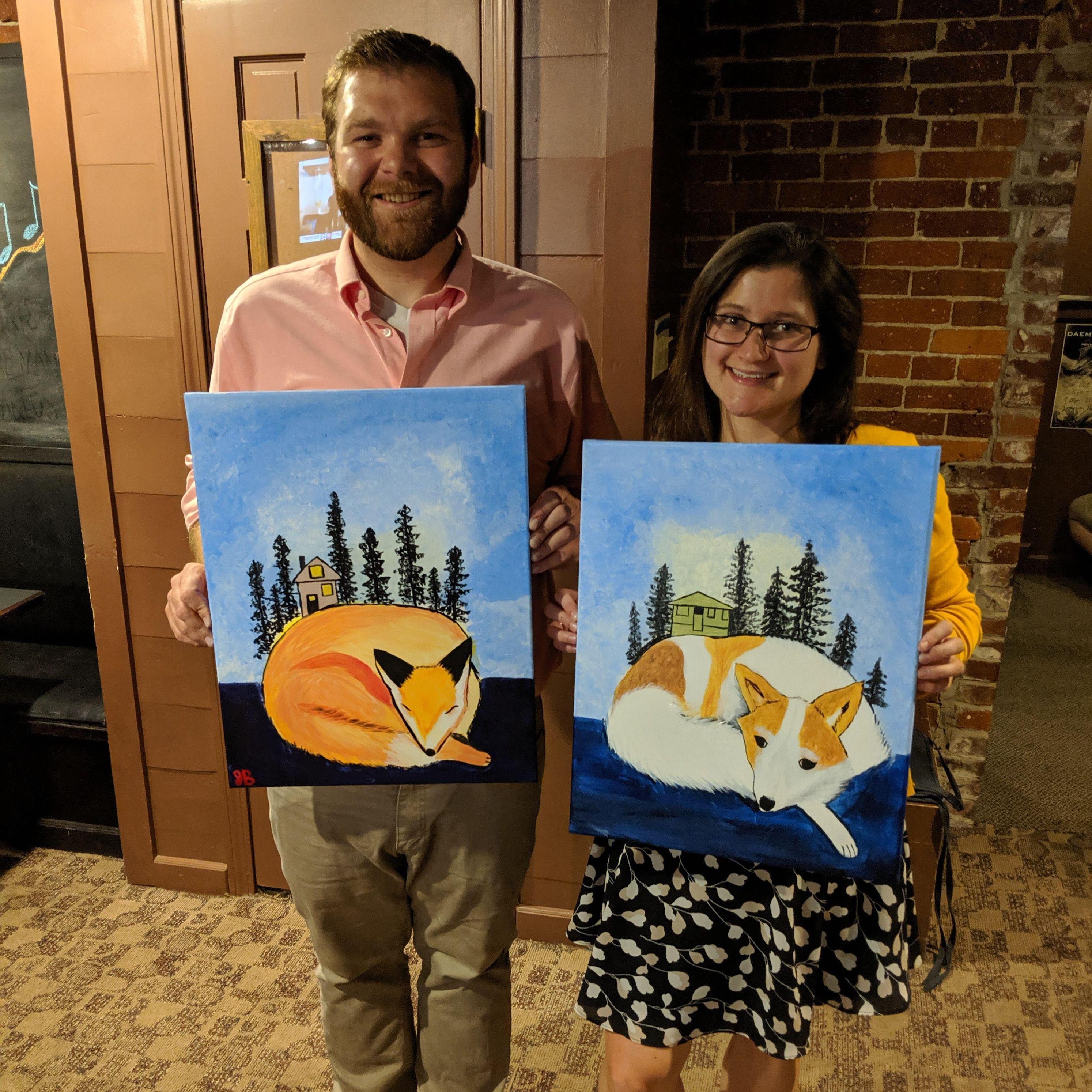 Paint Nite. 
September, 2019