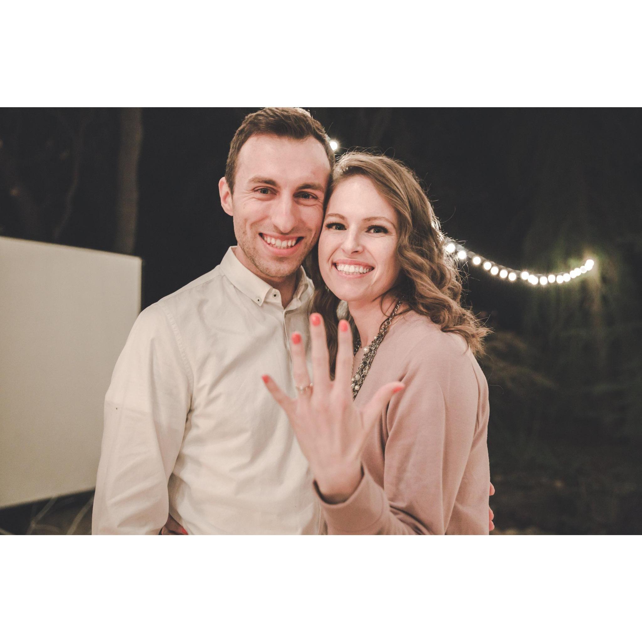She said Yes!