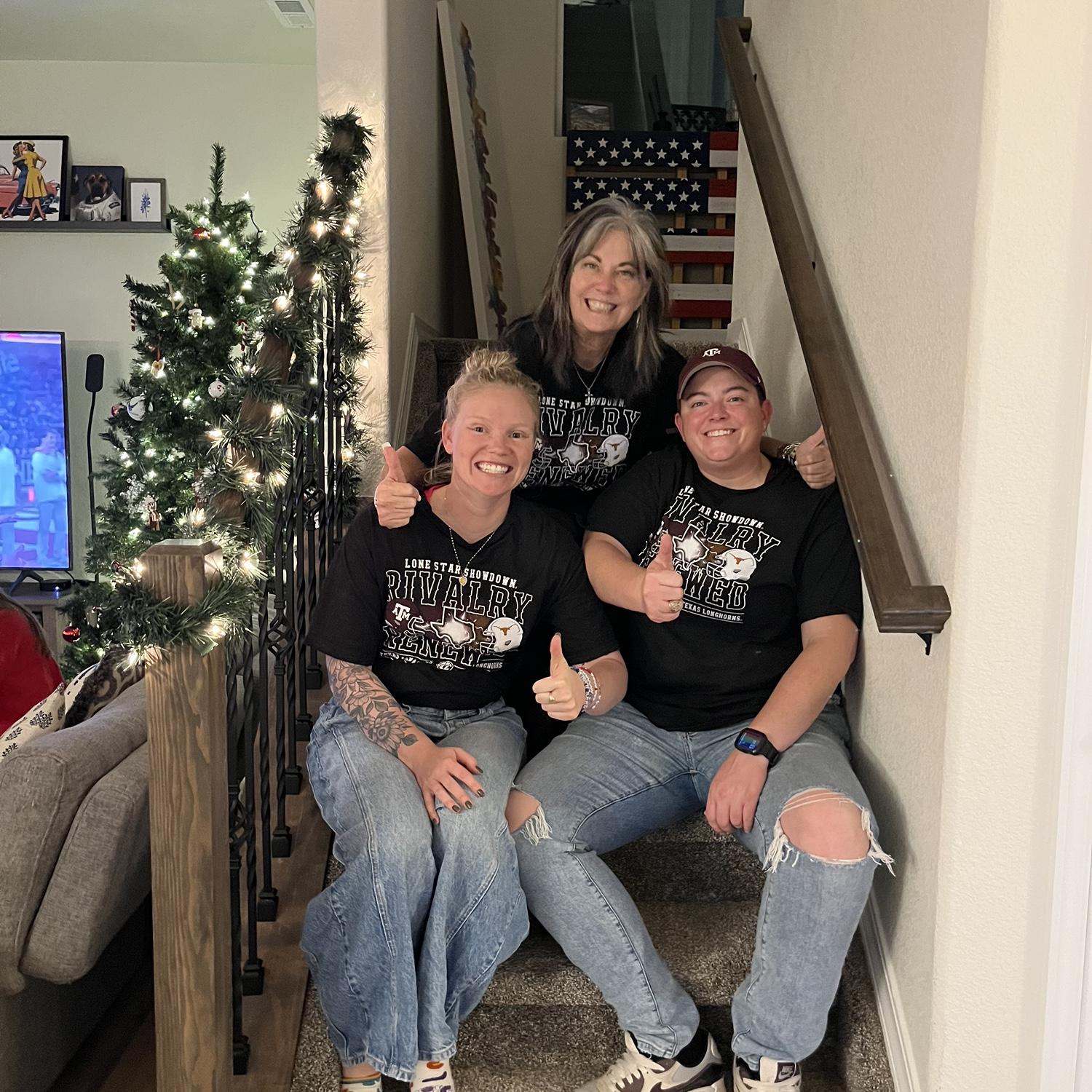 Kiersten has officially converted Mary Kate to be a Proud Aggie.