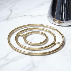Aaron Probyn Cast Metal Trivet, Gold